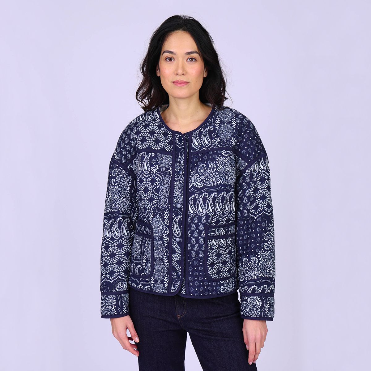 Veste réversible bleu, MISE AU GREEN