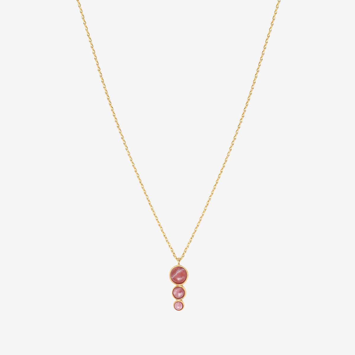 Collier doré rhodochrosite - andrea rose, CAROLINE NAJMAN