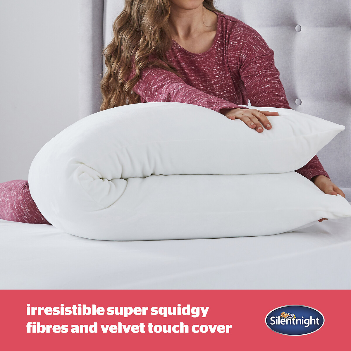 Squishy Body Support Pillow cream, SILENTNIGHT