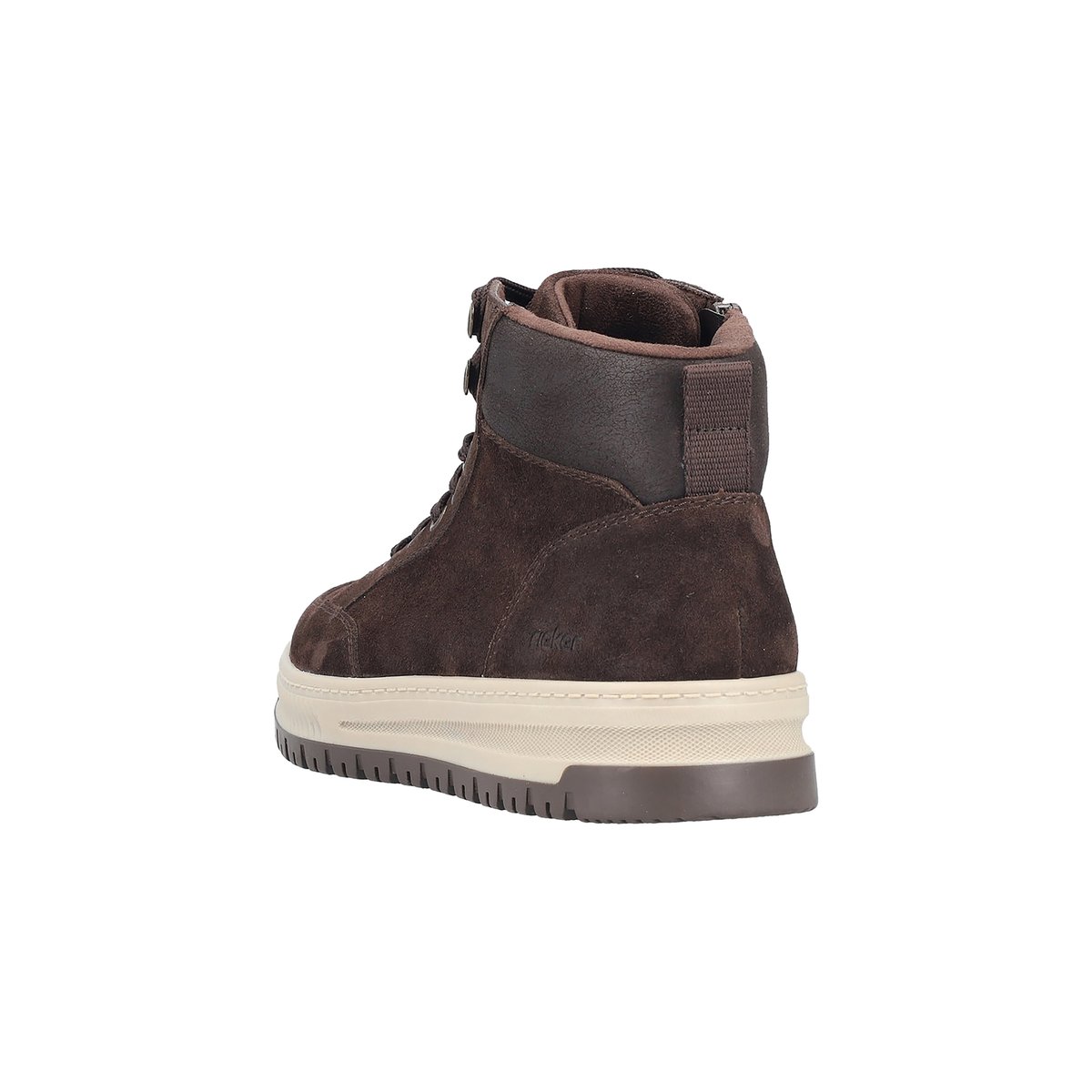 Basket Montante Cuir Rgd marron, RIEKER