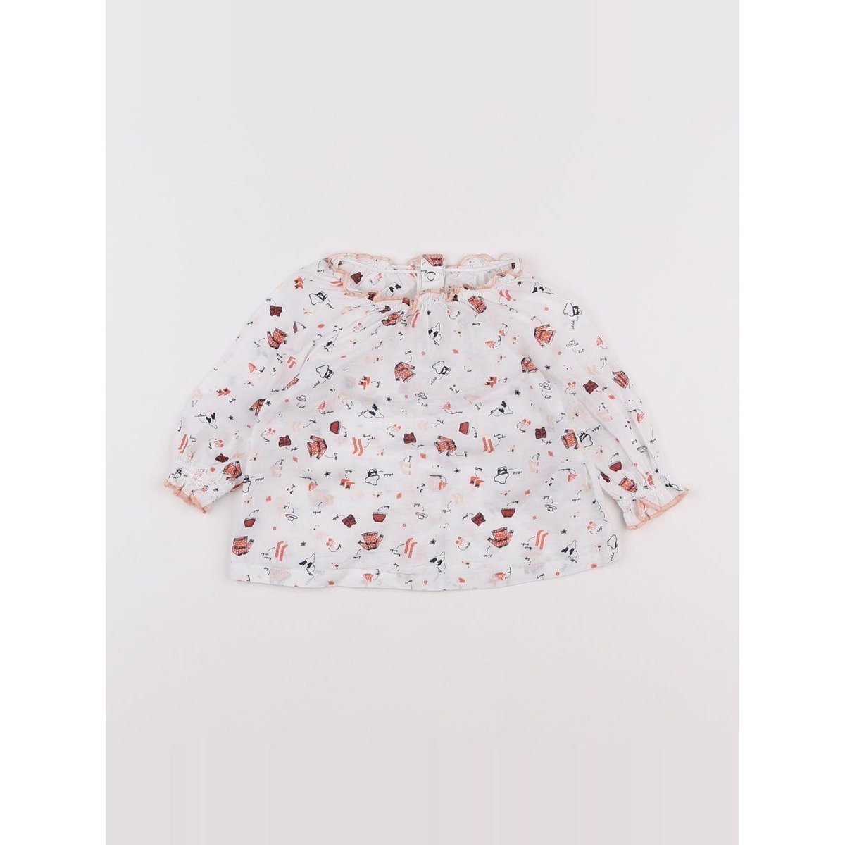 Blouse - Très bon état blanc, VERTBAUDET
