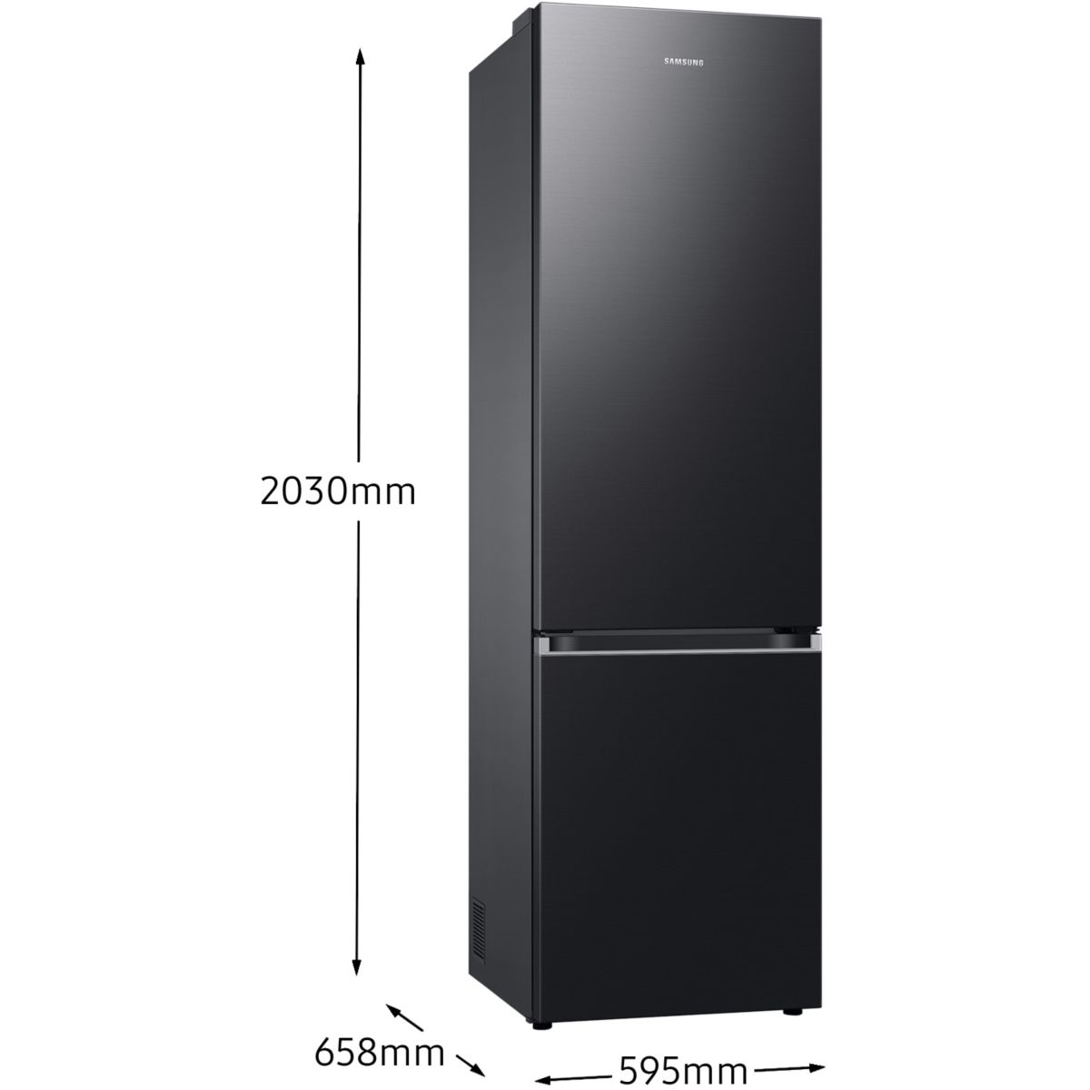 Réfrigérateur combiné RB38T607BB1 couleur unique, SAMSUNG