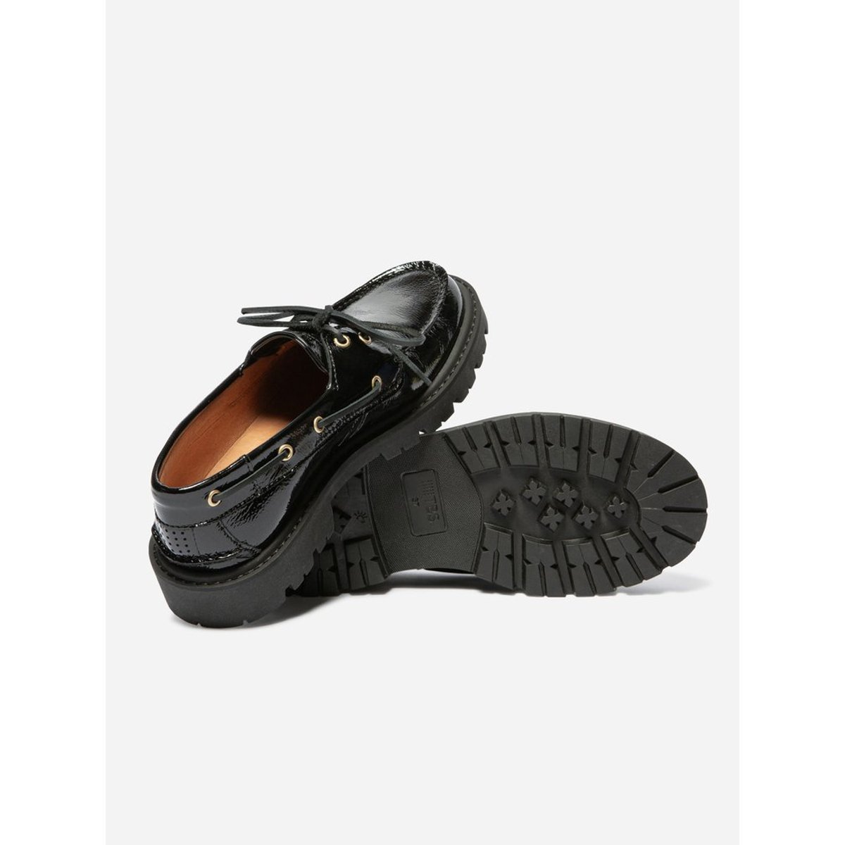 Chaussures bateau LAZARIA noir, TBS