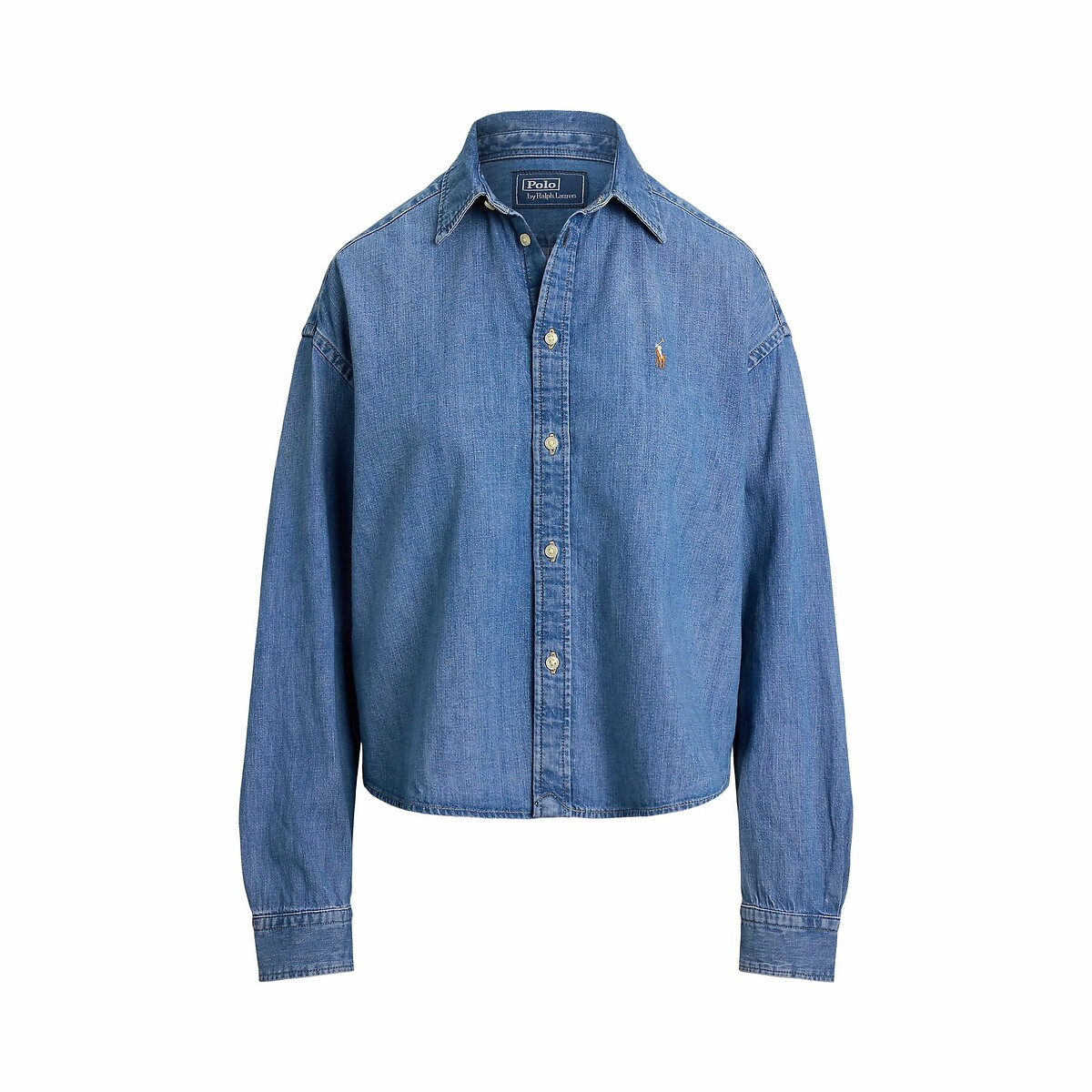 Denim oversize shirt denim, POLO RALPH LAUREN