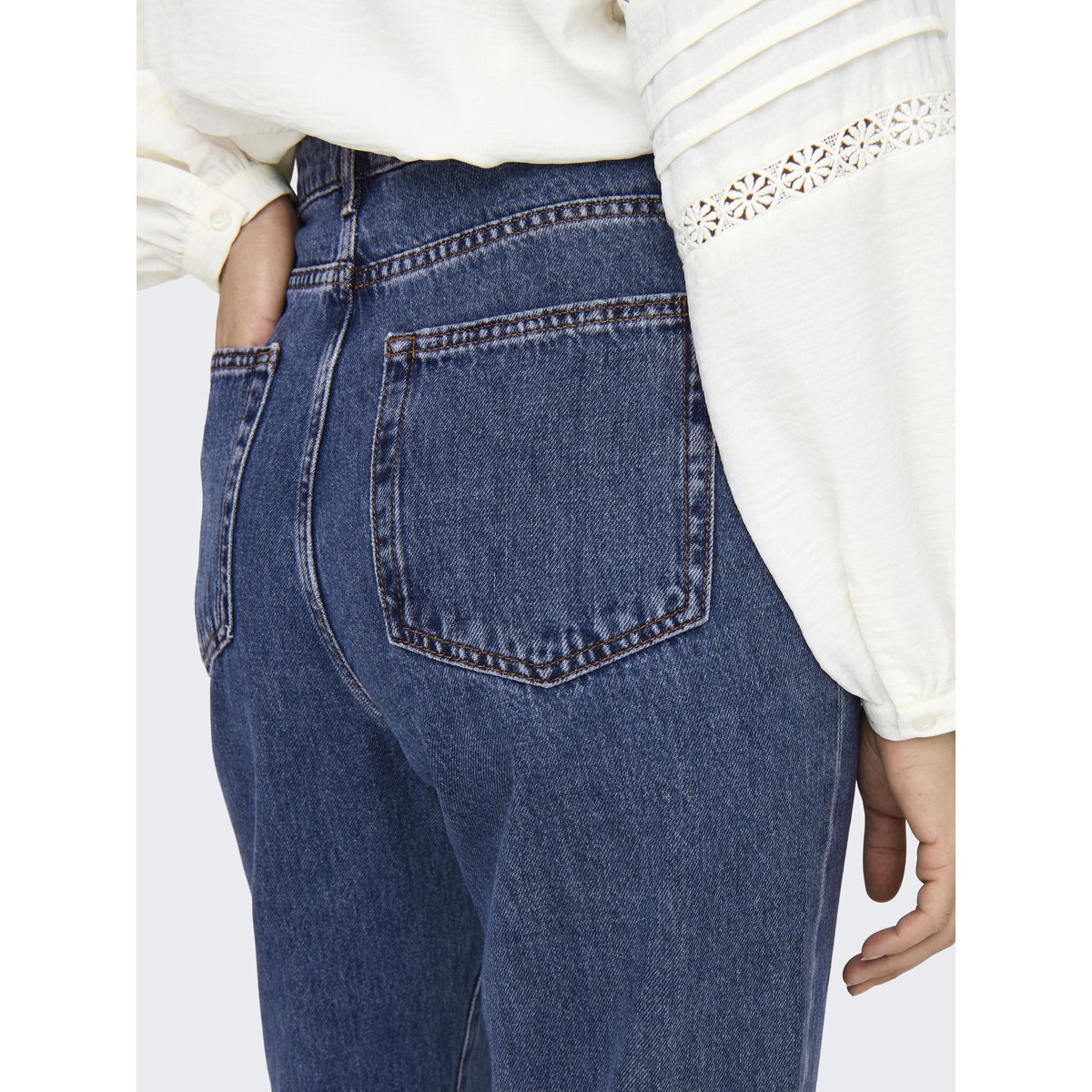 Jean Coupe Droite medium blue denim, ONLY