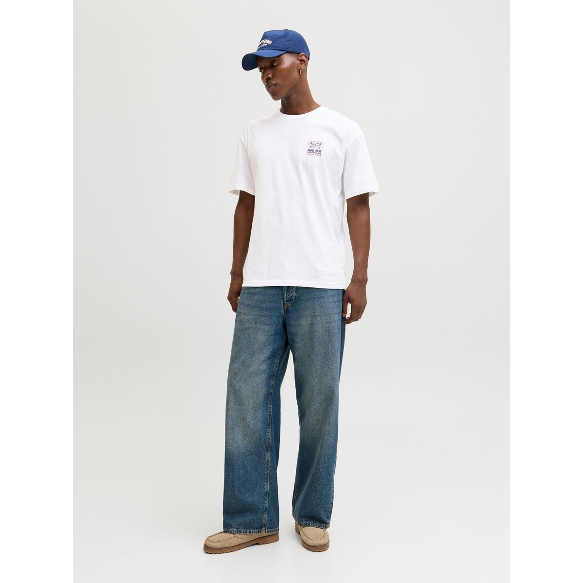 T-Shirt bright white, JACK & JONES