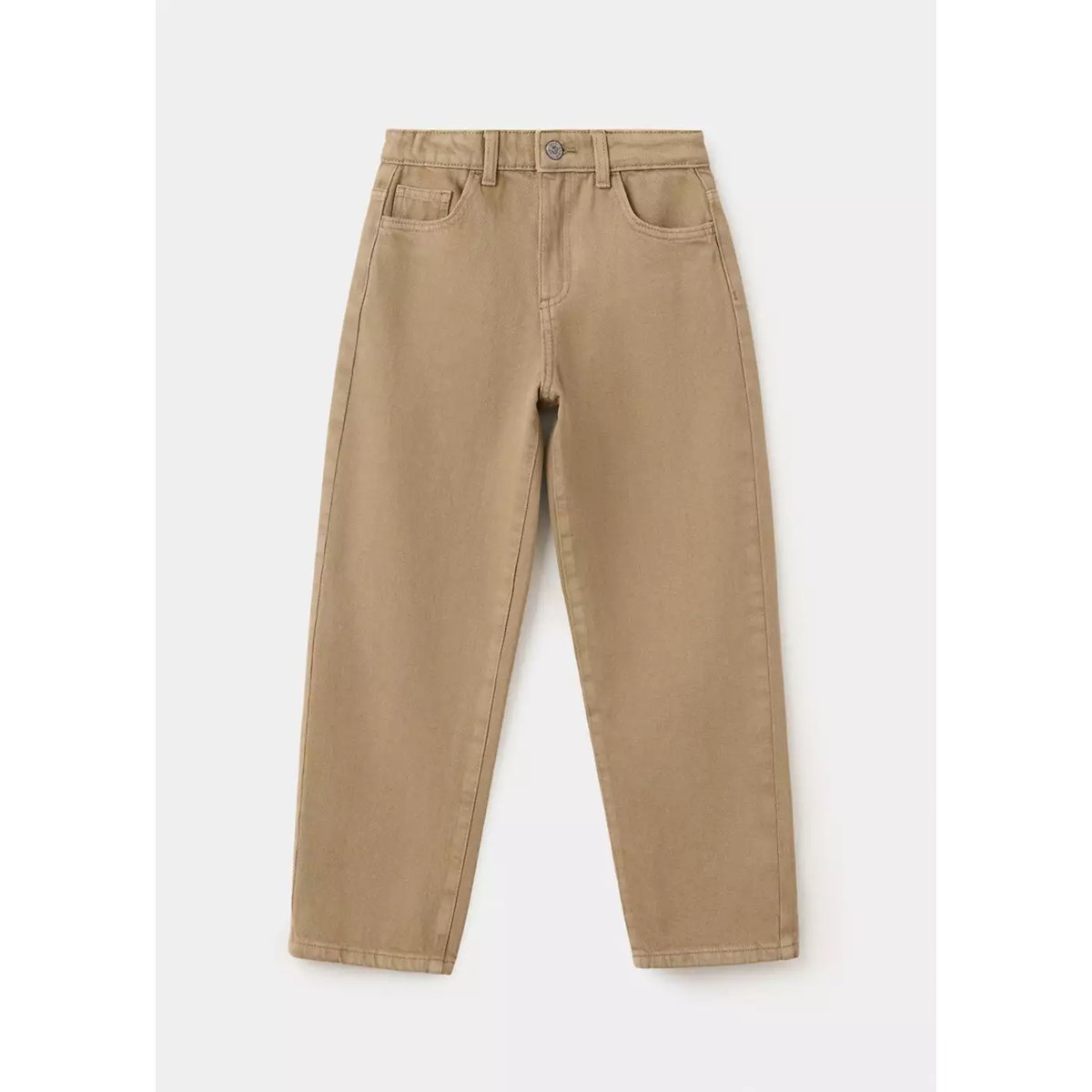 Jean droit taille normale marron, MANGO KIDS