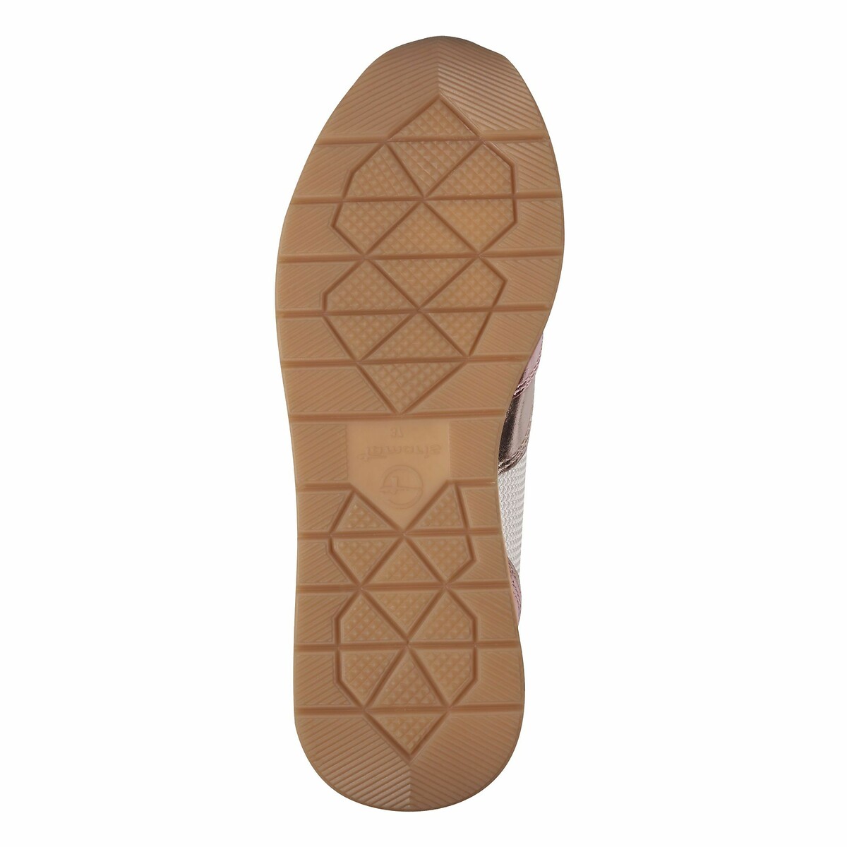 Zip-Up Trainers white/pink, TAMARIS