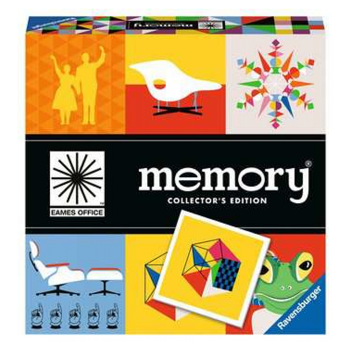 Jeu de cartes de Mémoire EAMES - Stimulez votre esprit ! jaune, RAVENSBURGER