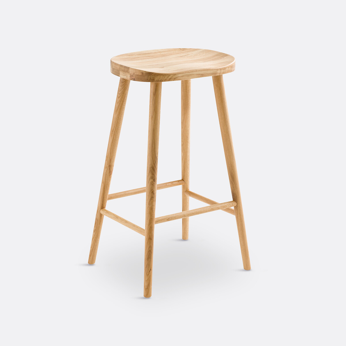 Tabouret de bar chêne massif H68, Dragy chêne, LA REDOUTE INTERIEURS