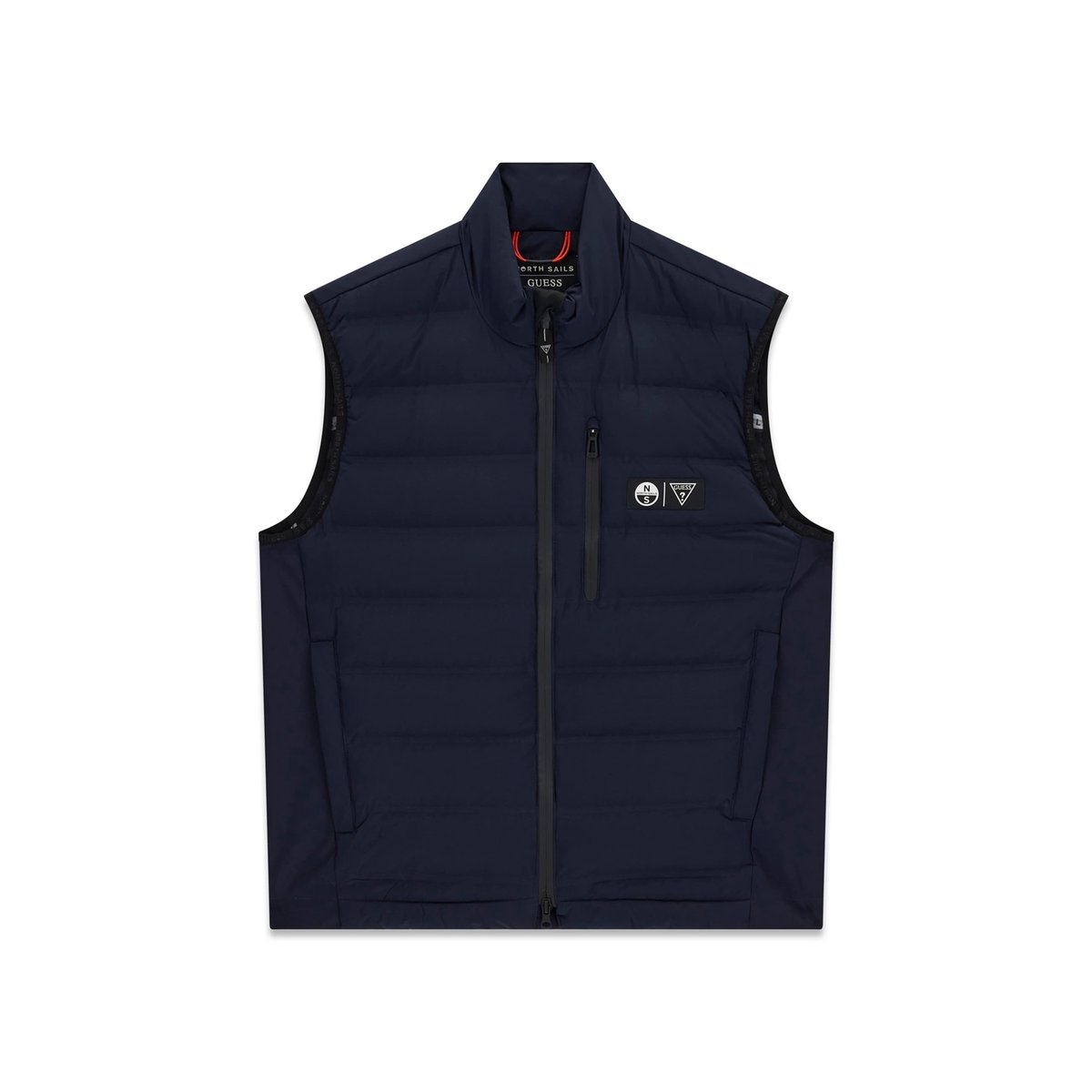 Veste Sans Manches Matelassée bleu foncé, GUESS