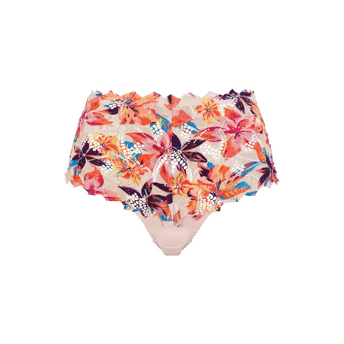 Culotte dentelle Arum Mosaic imprimé fleur, SANS COMPLEXE