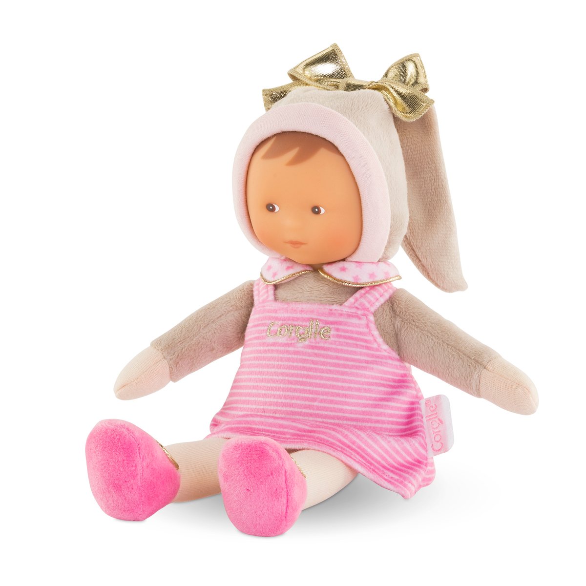 Doudou Miss Rayée Rêves d'Étoiles rose, COROLLE