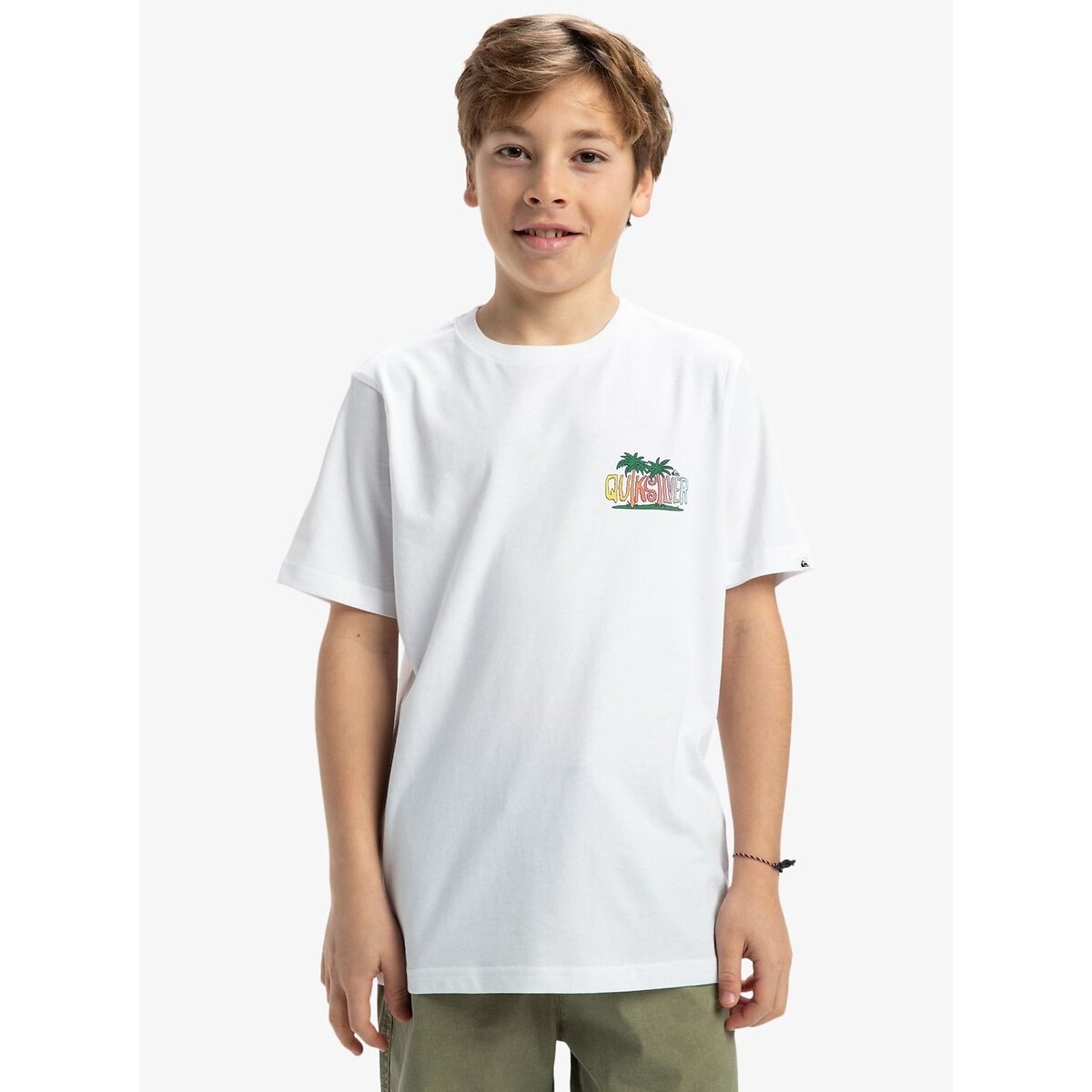 Short Sleeve T-Shirt white, QUIKSILVER
