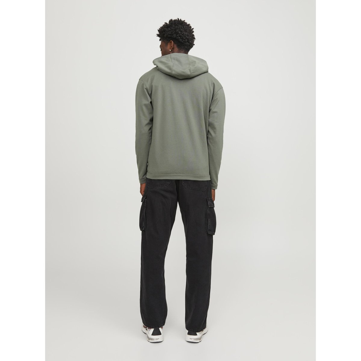 Sweat À Capuche Zippé agave green, JACK & JONES