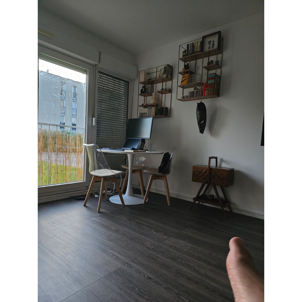 Lot de 4 chaises scandinaves, CARMEN beige, NORDLYS