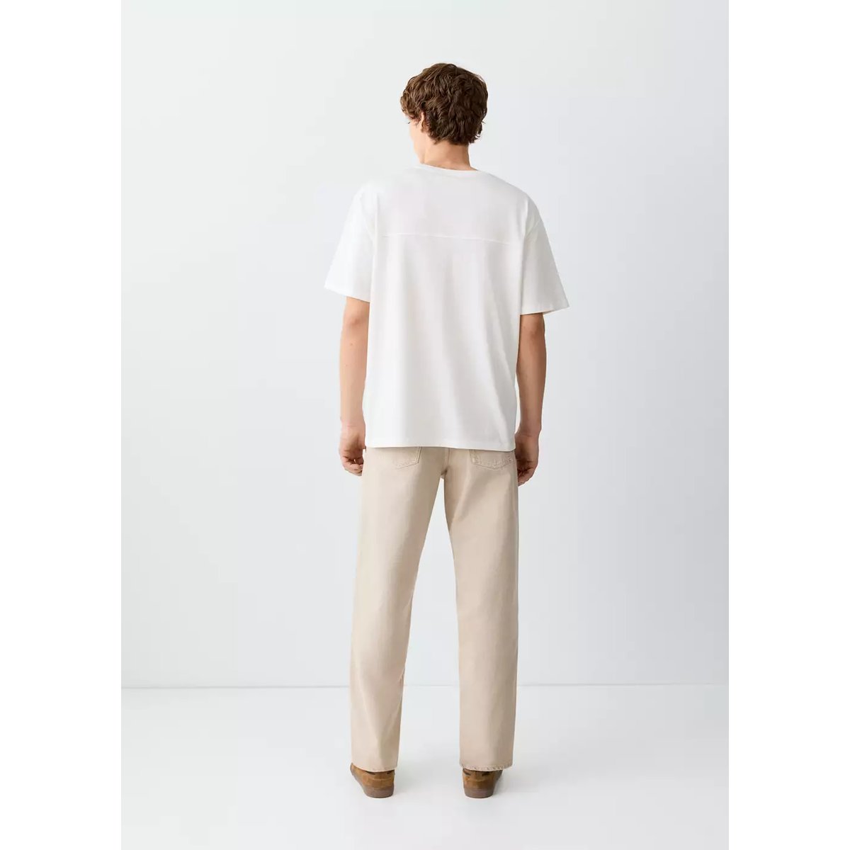 Jean regular-fit beige, MANGO TEEN