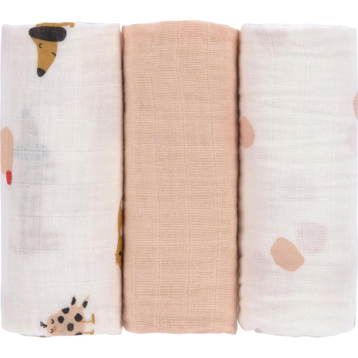 Lot de 3 langes multicolore, LASSIG