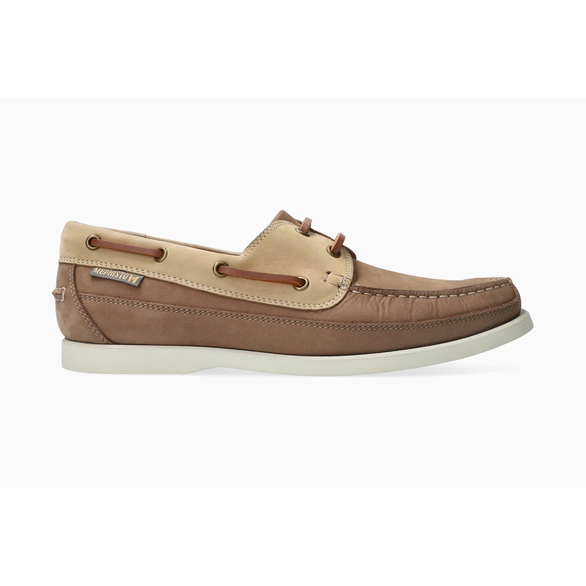 Mocassins en cuir BOATING taupe 514, MEPHISTO