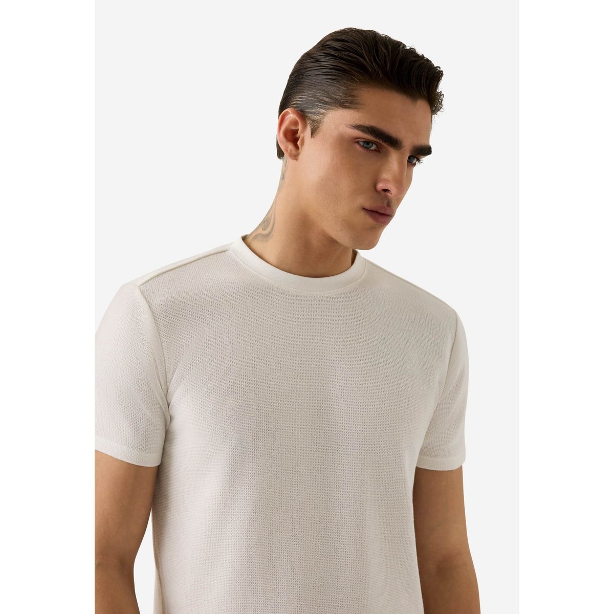 T-Shirt Tricoté blanc, GUESS