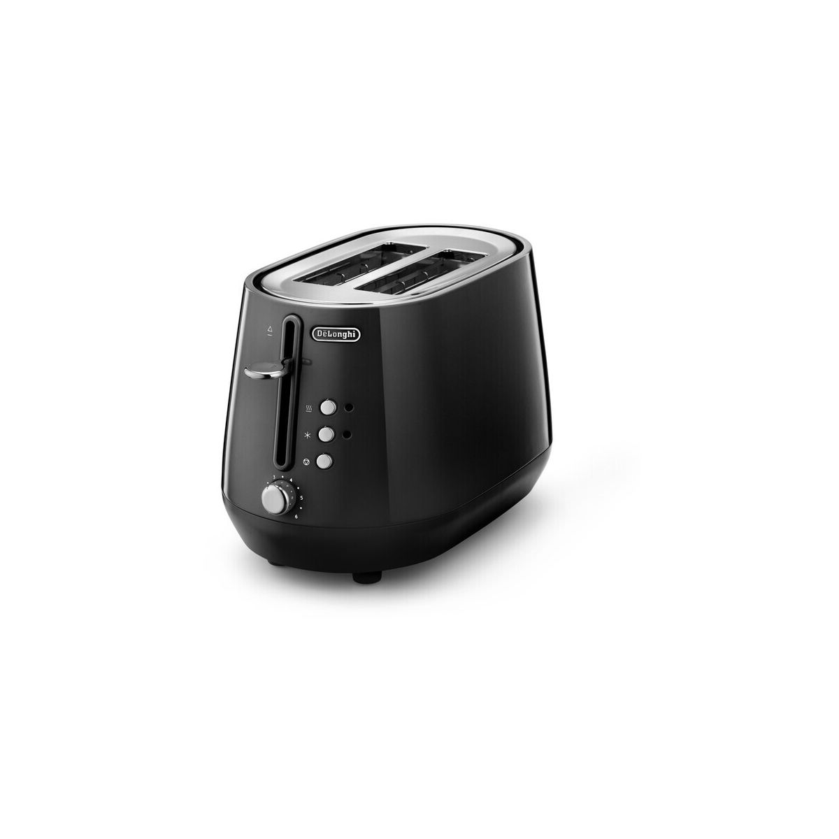 Grille-pain Eclettica Noire CTY2103.BK couleur unique, DELONGHI