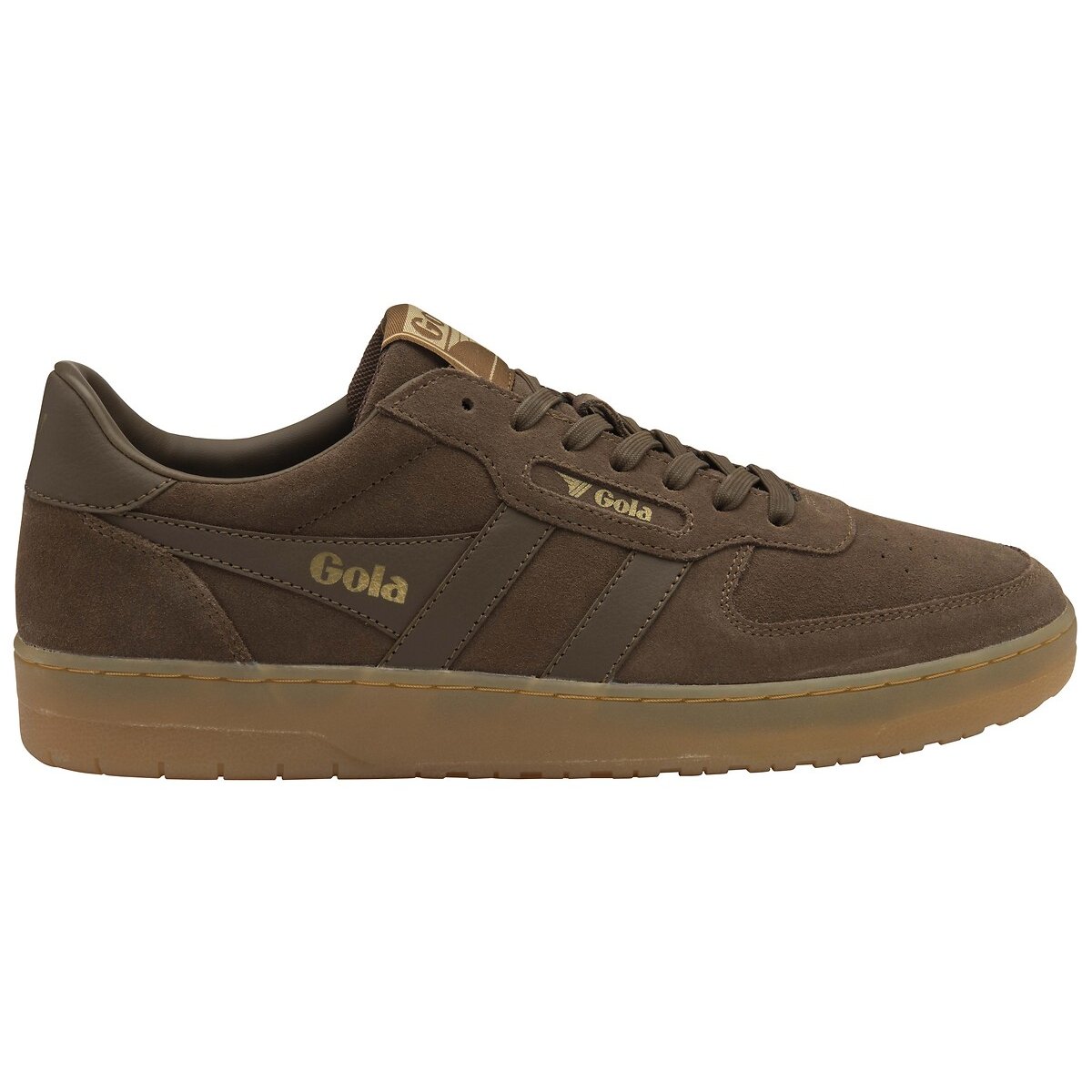 Scarpe da ginnastica in pelle, HAWK SUEDE '86 marrone, GOLA