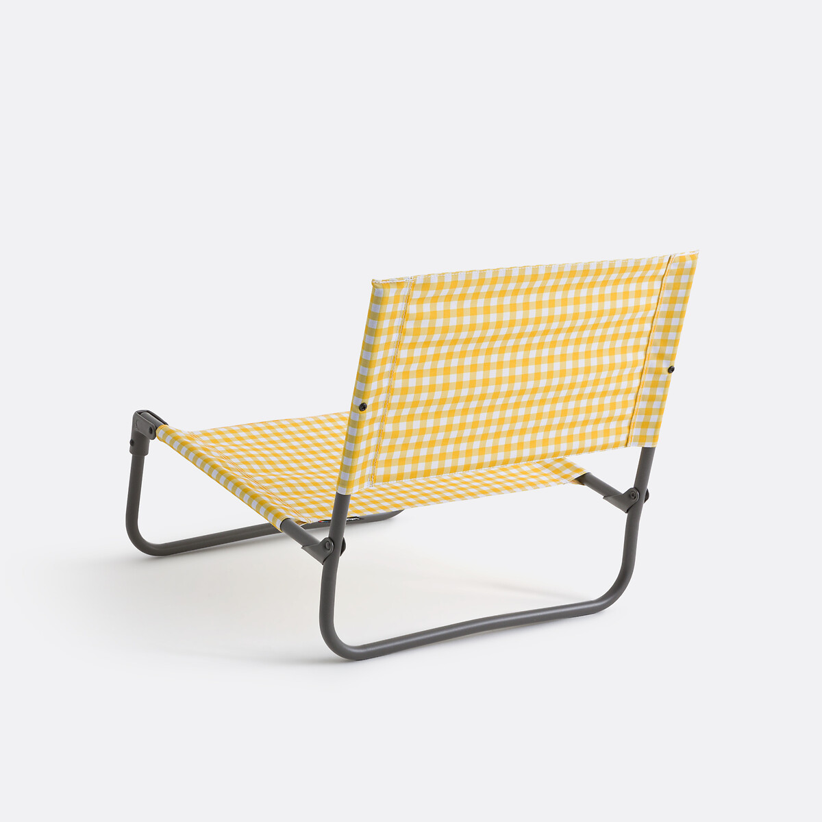 Cadeira baixa dobrável, Aline branco/amarelo, LA REDOUTE INTERIEURS