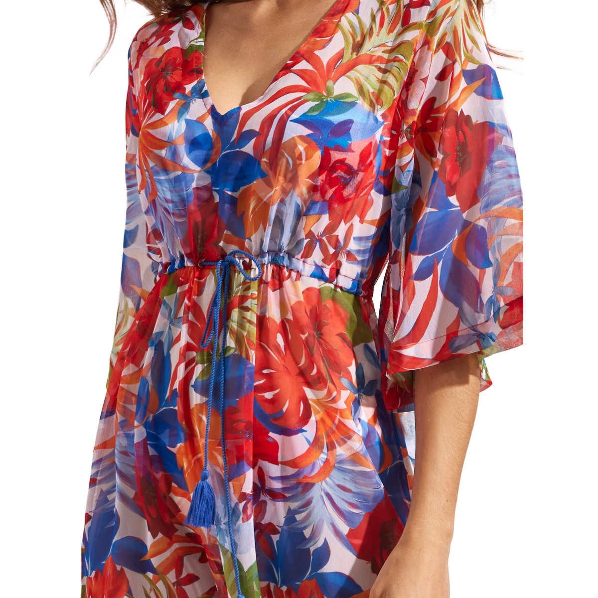Robe longue de plage BABILONIA blanc, SELMARK MARE