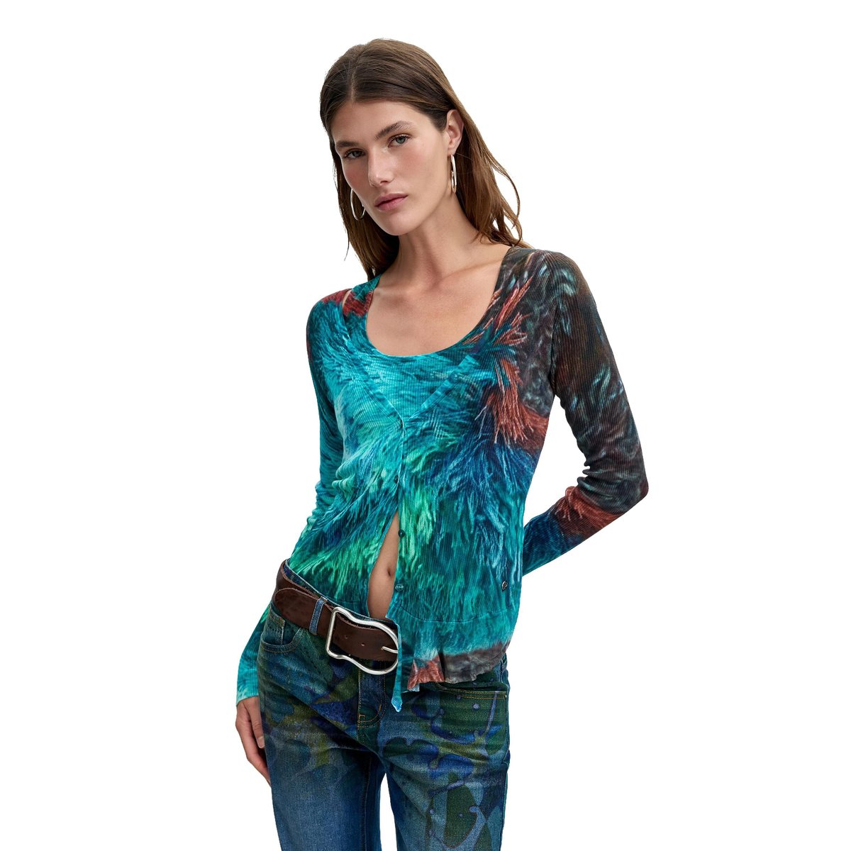 Cardigan 2 en 1 M. C. Lacroix bleu, DESIGUAL