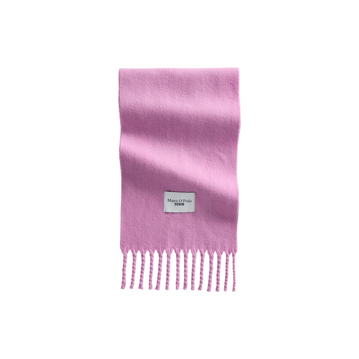 écharpe en laine avec de longues franges violet, MARC O’POLO DENIM