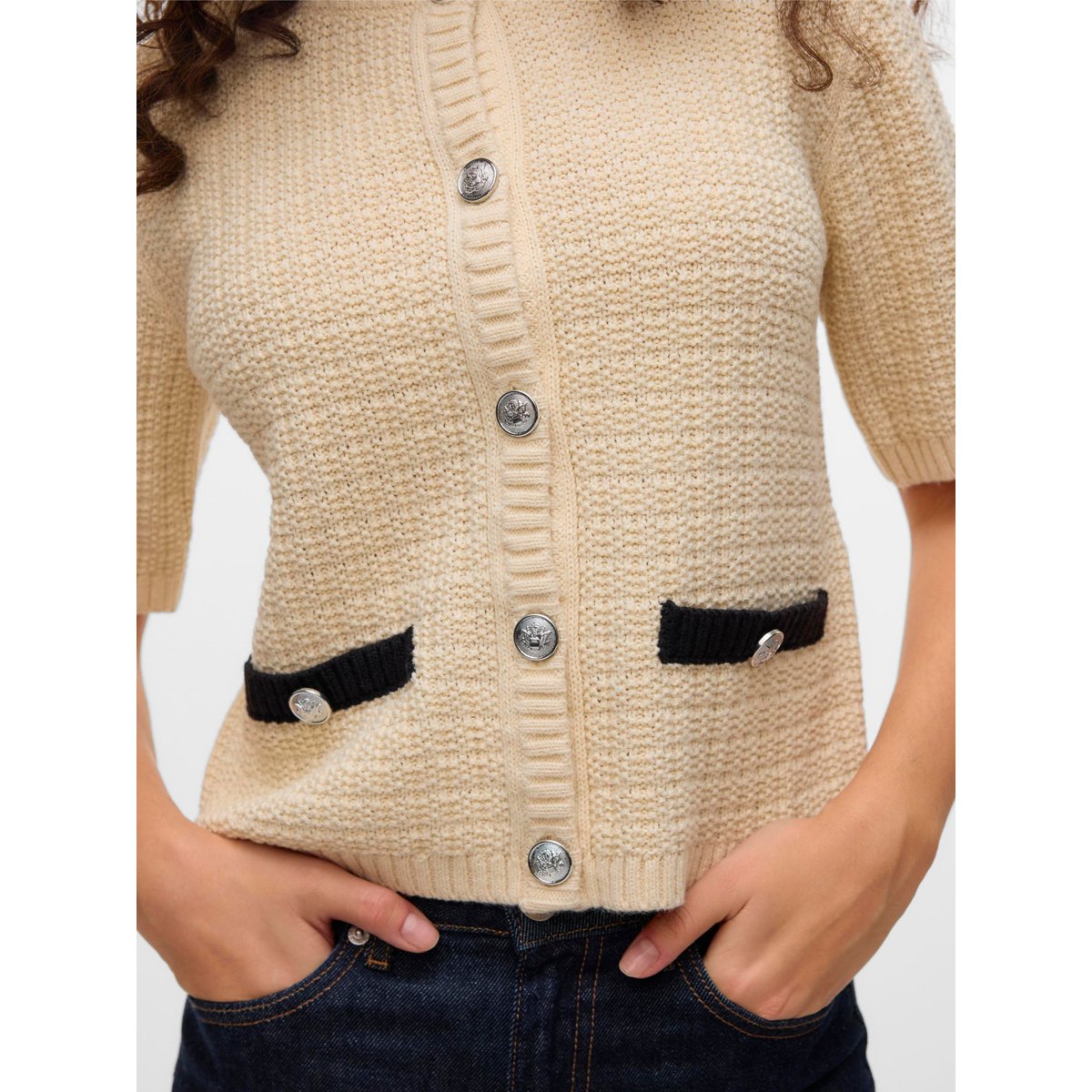 Pull En Maille birch, VERO MODA