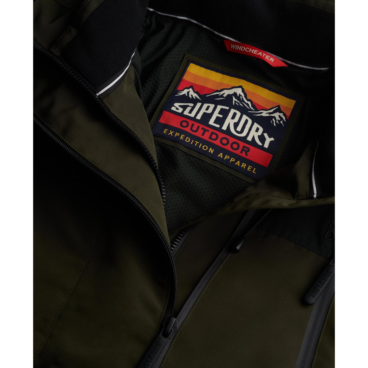 Coupe-vent Ultimate Colour Block kaki trek foncé, SUPERDRY