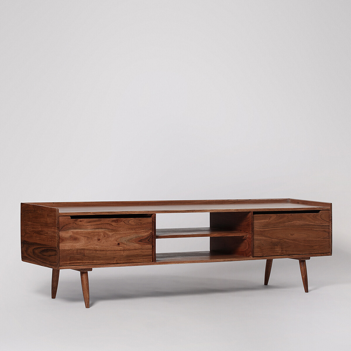 Southwark Acacia Wood 2 Door Media Unit dark acacia wood, SWOON