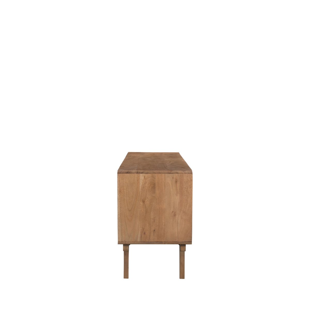 Meuble tv 4 portes en bois massif L150cm- BOGOR bois, DRAWER