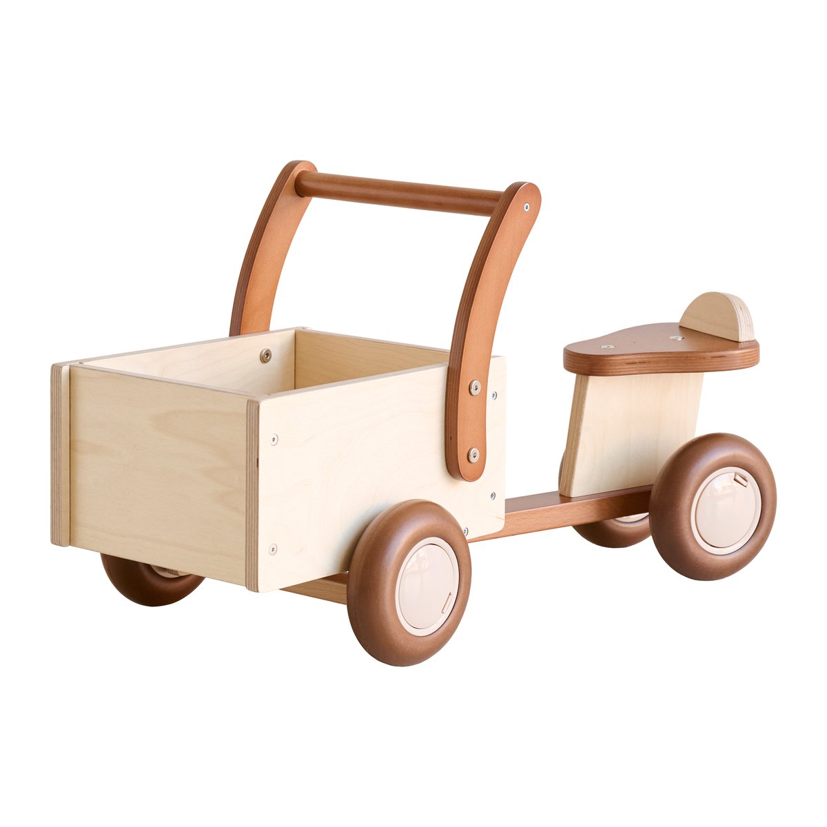 Tricycle draisienne  4-en-1 NOYER naturel, PETITE AMELIE