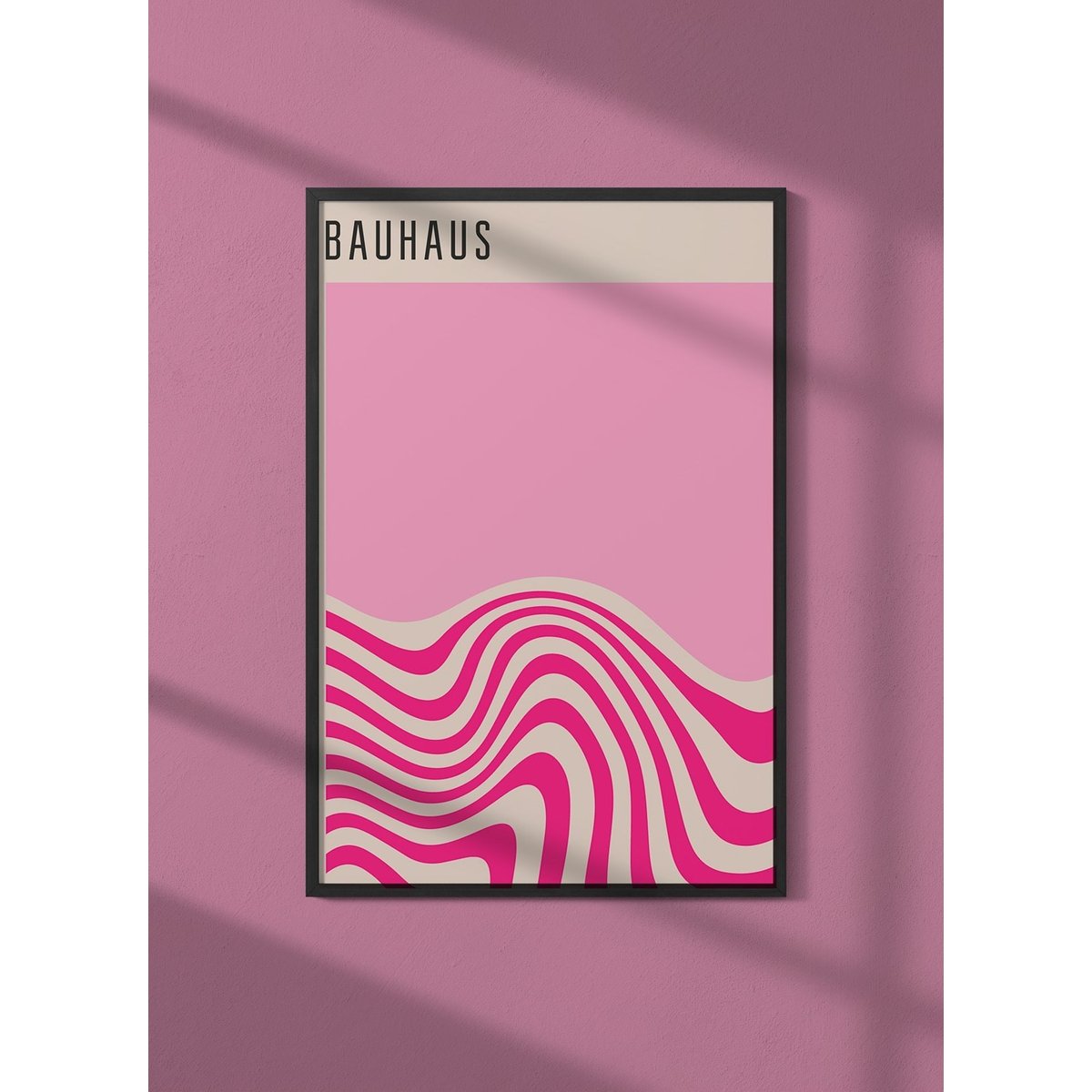 Affiche Bauhaus 17 blanc, L'AFFICHERIE