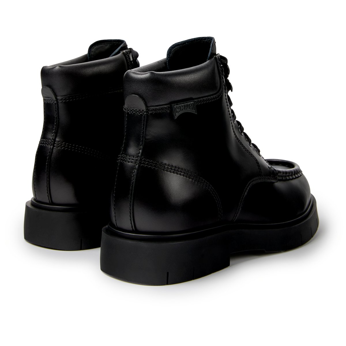 Bottines acets Alaro Smooth Leather noir 002, CAMPER