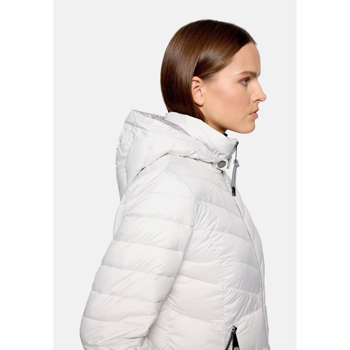 Veste matelassée à capuche amovible blanc, BETTY BARCLAY