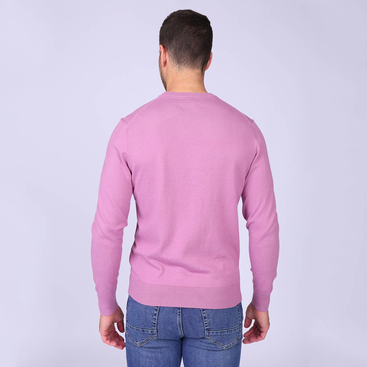 Pull Erwann mauve, MISE AU GREEN