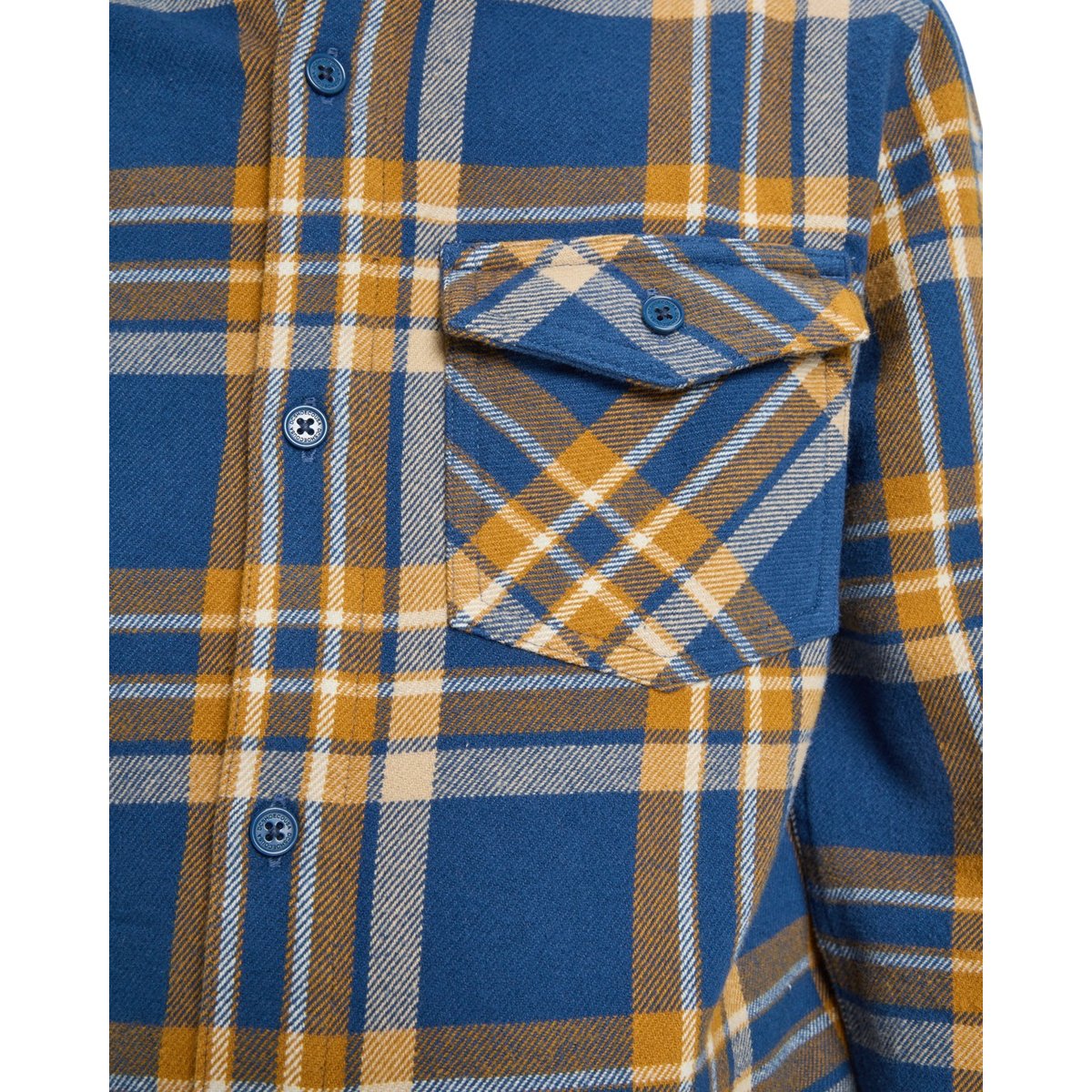 Chemise en flanelle MARSHAL FLANNEL. bleu dark denim, DC SHOES