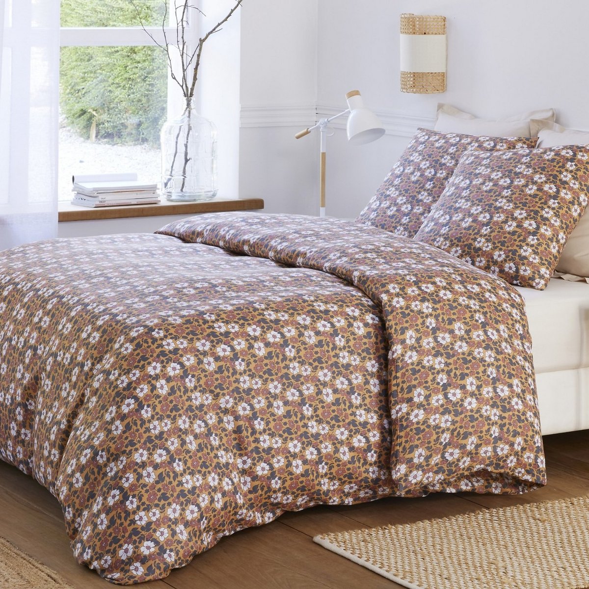 Parure de lit - Housse de couette en Gaze de Coton multicolore, EDEN