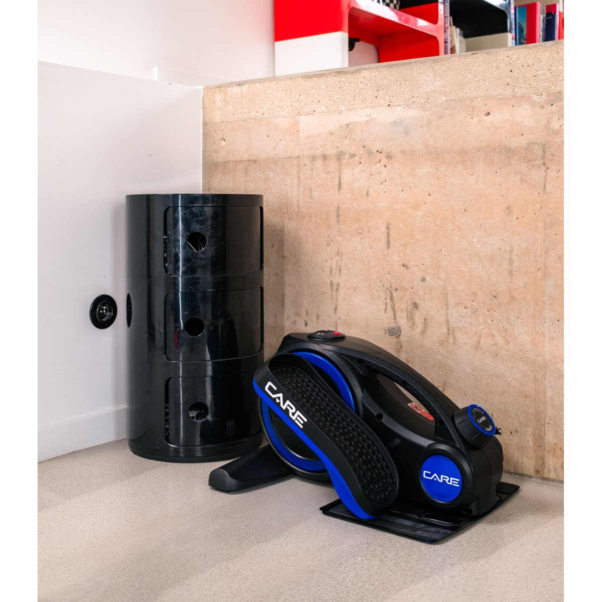Mini elliptique ELLIPTER - CARE - Manuel et magnétique bleu, CARE FITNESS