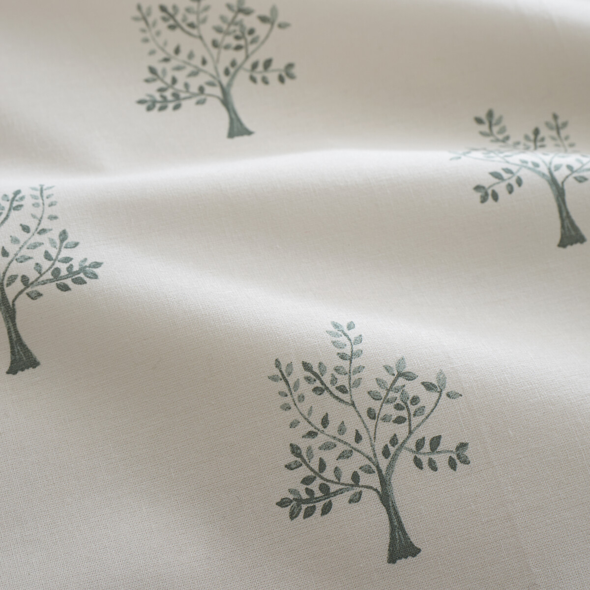 Dapplewood Trees Cotton Reversible Duvet Cover Set cream, EMILY BOND