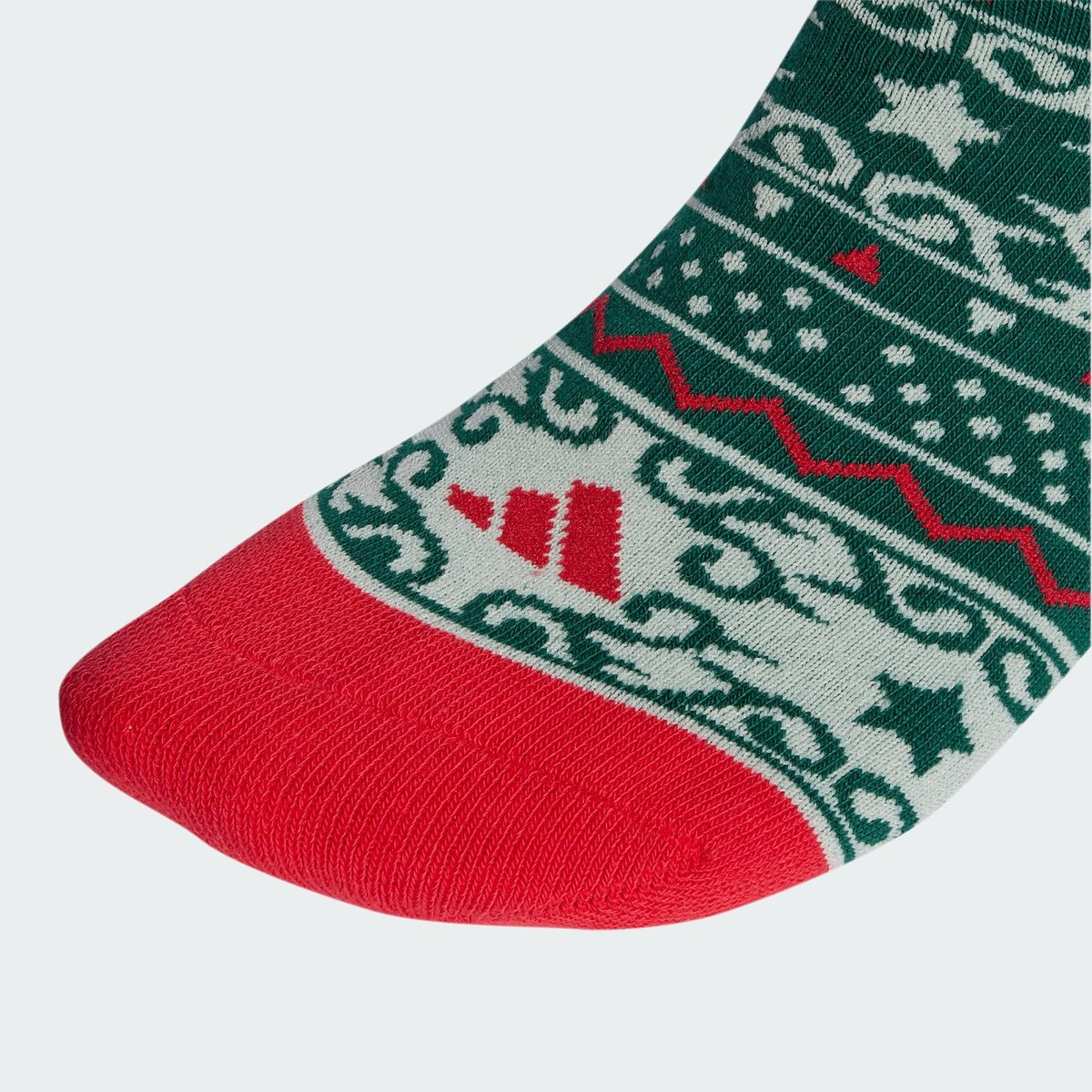 Chaussettes Mi-Mollet Graphiques Christmas Adidas (3 Paires) Chaussettes Mi-Mollet Graphiques Christmas Adidas (3 Paires) collegiate green / ivory / pure ruby, ADIDAS SPORTSWEAR