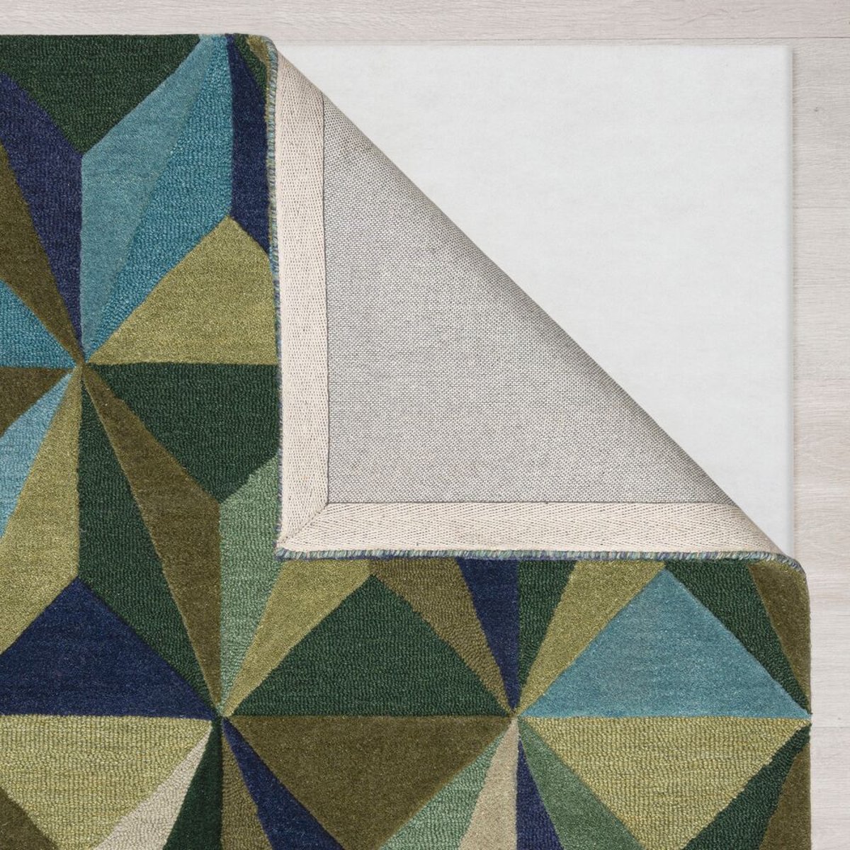 Tapis en laine REVERIE bleu, FLAIR RUGS