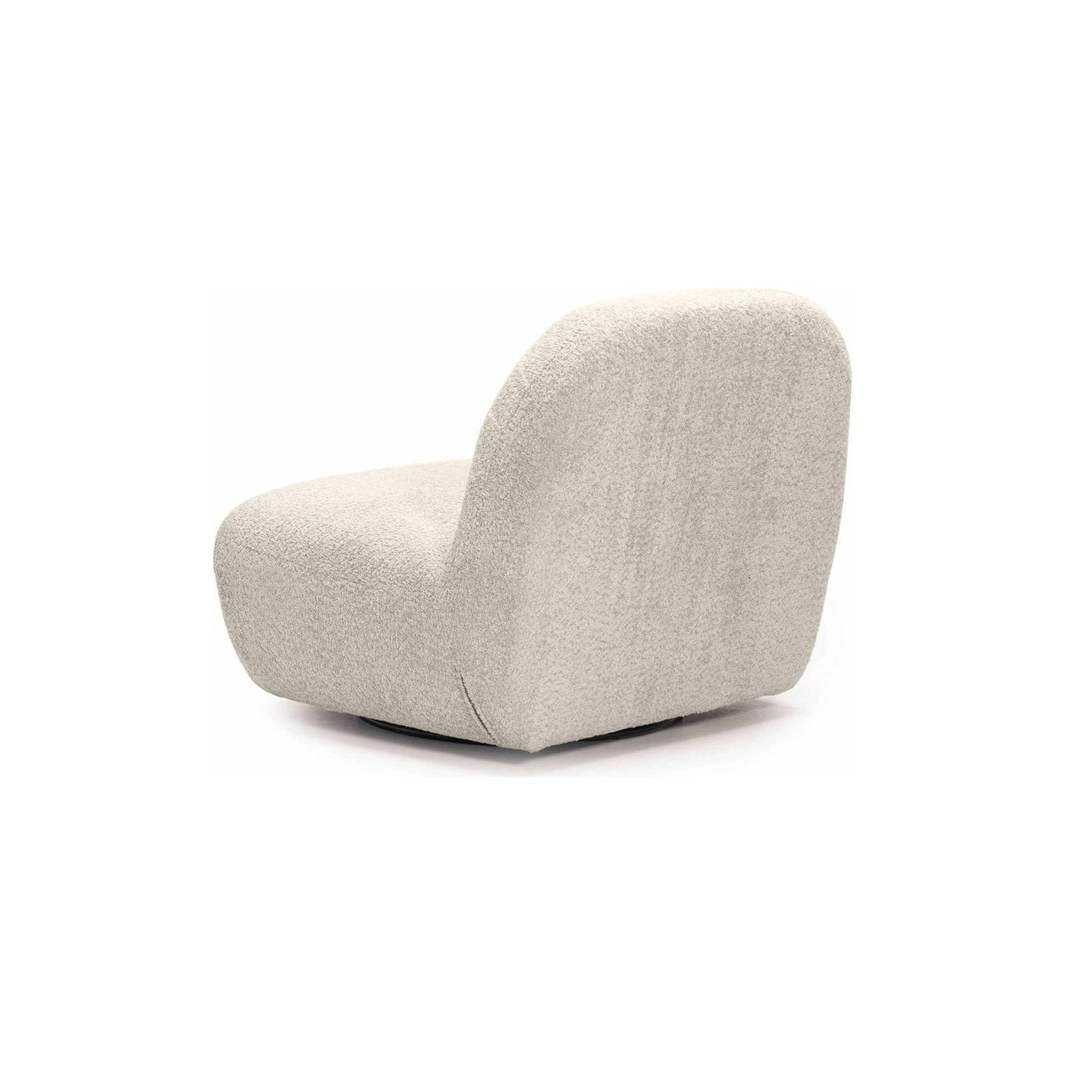 Fauteuil lounge pivotant collection BOCHIC crème, RECOLLECTION