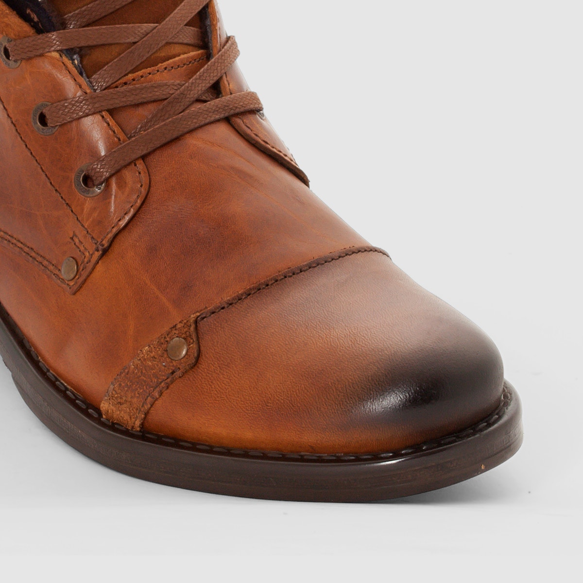 Boots Cuir Yedes cognac, REDSKINS