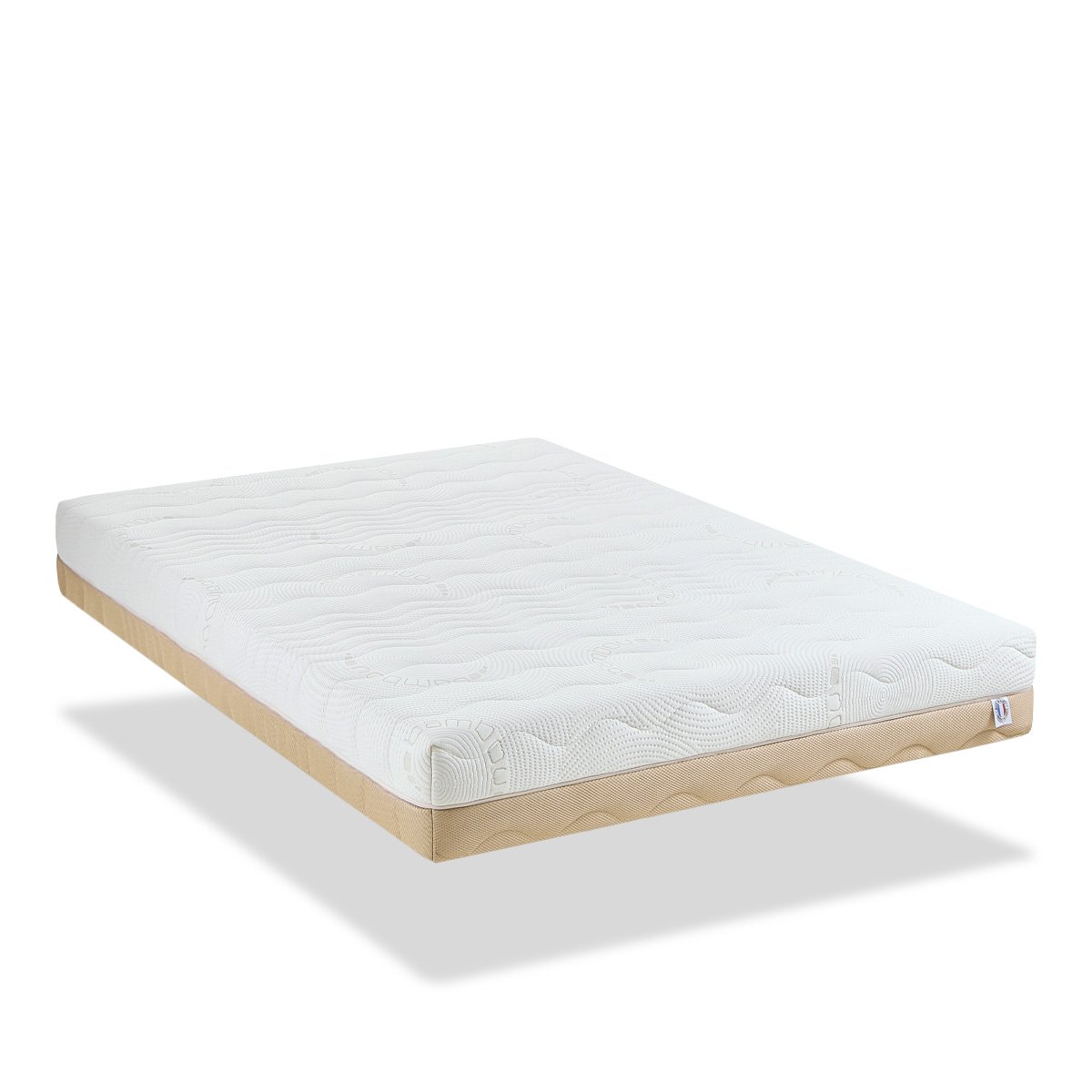 Matelas Mousse Leman 90x200 cm Accueil hypersoft blanc, BELLECOUR