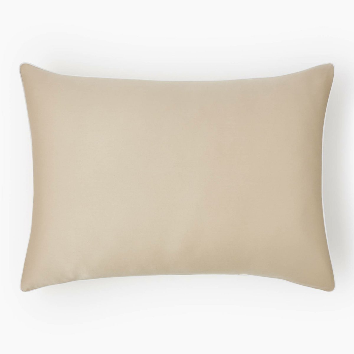 Taie d'oreiller satin de coton bio bis, MONOPRIX