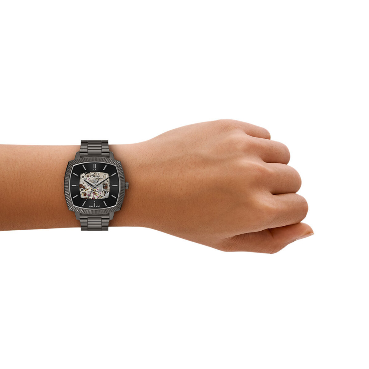 Montre Analogique MACHINE LUXE gun métal noir gun métal, FOSSIL